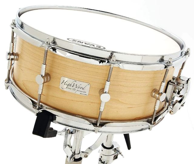 blank Highwood's first ever single ply snare drum.